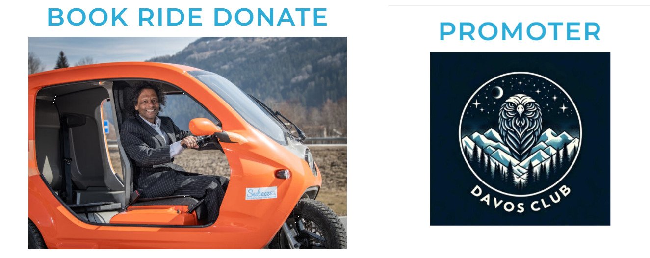 Book / Rent Tuk Tuk at Davos 2026